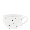 Bastion Collections soepkom s hearts - zwart
