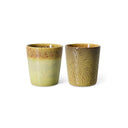 Set van twee HKliving mokken met Van Gogh zonnebloemprint in cadeauverpakking