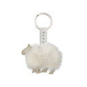 YAYA sleutelhanger in de vorm van een schaapje met fluffy vacht, lederen details en een YAYA lint.