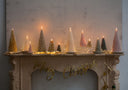 Kaars kerstboom xl - goud