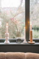 Zusss vaas glas s - olijfgroen