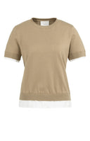YAYA shirt blouse-zoom - khaki green