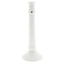 Bastion Collections kandelaar l - wit van 24 cm hoog