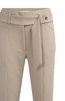 YAYA broek hoge taille - crockery brown