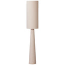 WOOOD vloerlamp Loft XL in naturel bouclé stof met twee lichtpunten.
