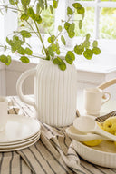 vtwonen vaas terracotta - creme