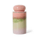 HKliving voorraadpot glaze, keramiek met bolvormige dop