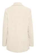 Cream blazer rib - creme