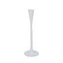 Witte metalen Urban Nature Culture kandelaar met een hoogte van 28 cm