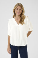 Cream blouse - snow white