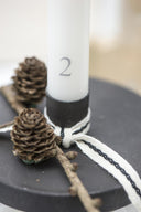 Ib Laursen adventskaarsen 1/24 - wit