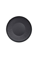 Zusss stylingbord ribbel in de kleur zwart met een diameter van 30 cm.
