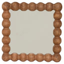 Urban Nature Culture spiegel met golvend frame van naturel mangohout
