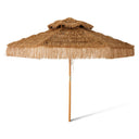 HKliving parasol in naturel kleur met raffia afwerking