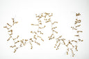 Metalen MrsBloom guirlande belletjes in antiek goud