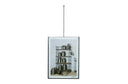 BePureHome fotolijst ketting xl in de kleur zwart met metalen rand en ophangketting