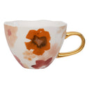 Oranje Urban Nature Culture Good Morning mok met goudkleurig oortje
