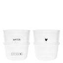 Heldere Bastion Collections glas met zwarte details