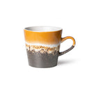 HKliving mok americano fire met een retro uitstraling in zwart, bruin en wit