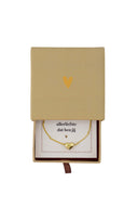 Goudkleurige Zusss ketting in doosje met een hartje