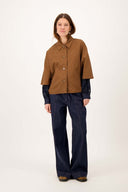 Zusss cape jack - hazelnoot