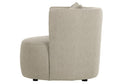 vtwonen fauteuil bouclé - naturel