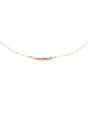 Zusss ketting steentjes - roze