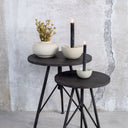 Kaars diner xl stripe s - groen