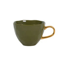 Groene Urban Nature Culture mok uit de Good Morning serie met een gouden oor en een inhoud van 350 ml