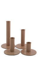 MrsBloom kaarsenstandaard m - nude