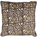 BePureHome sierkussen 45x45 met bloemenprint en donkere bies