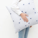Bastion Collections kussenhoes 60x60 - blauw/grijs