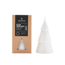 Handgemaakte witte kaars in de vorm van een kerstboom van het merk Original Home.