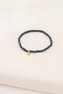 Zusss armband steentjes - blauw