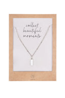 Zusss ketting schelp - zilver