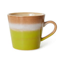 HKliving mok cappuccino eclipse in keramiek met een uniek retro kleurverloop
