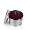 Buitenkaars in aubergine gekleurd metalen blik van Rustik Lys