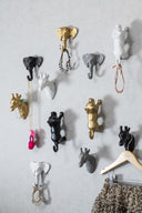 KidsDepot wandhaak giraffe - grijs