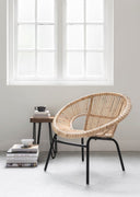 Stoel lounge rotan