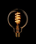 LED lamp flame 95 gemaakt van glas en metaal