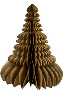 Gouden papieren kerstboom van MrsBloom met glitterrand