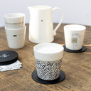 Bastion Collections beker wild flower - zwart