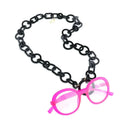 Looplabb leesbril ketting - zwart