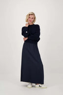 Zusss trui met hartje - donkerblauw