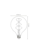 Lucide LED lamp G95 amber
