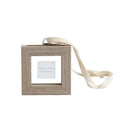 Leeff fotolijstje 8x8 enjoy in offwhite hout met glas