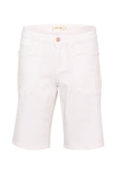 Cream broek kort in de kleur snow white
