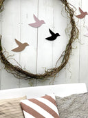 Label-R muurdecoratie vogel - zwart