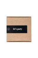 Zusss zeep let's party in een doosje met de tekst Let's party