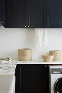 Mand rond jute m - naturel